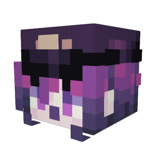 Xutorokk Minecraft avatar head, 3D render