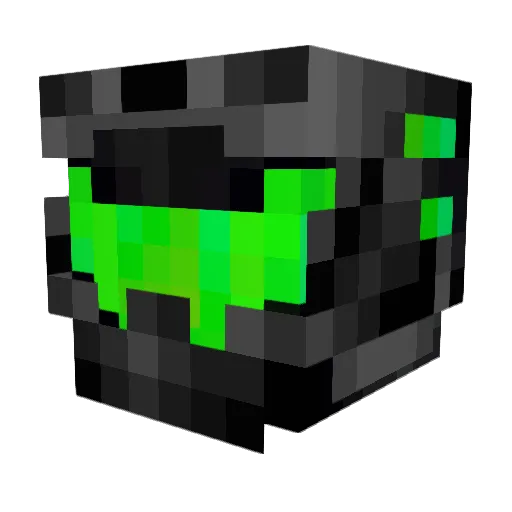 Xuxi_Xuxap Minecraft avatar head, 3D render