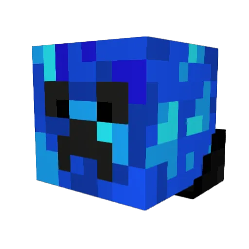 XvPR1E3TvX Minecraft avatar head, 3D render