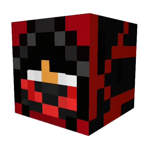 XvShenlongvX Minecraft avatar head, 3D render