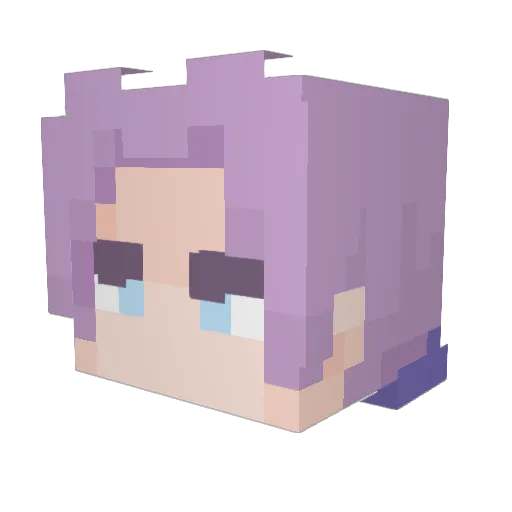XvXGINGERXvX Minecraft avatar head, 3D render
