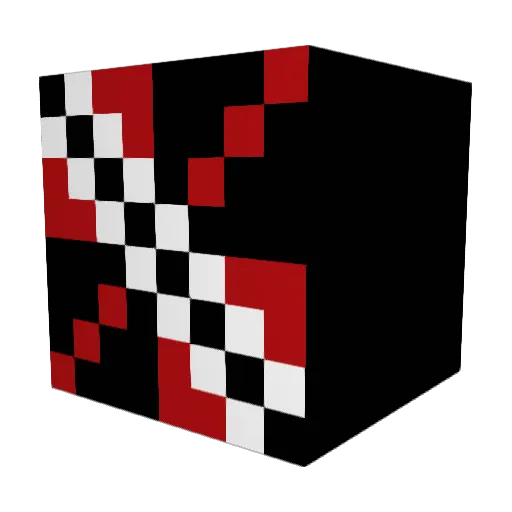Xvro8 Minecraft avatar head, 3D render