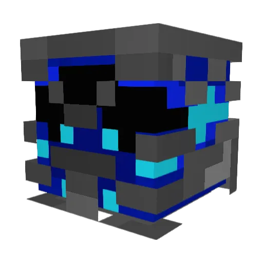 Xvwj Minecraft avatar head, 3D render