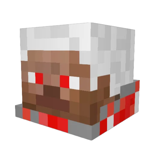 XwarriorZ4 Minecraft avatar head, 3D render