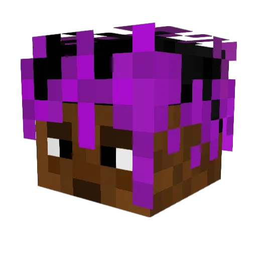 XwcrossfirexW Minecraft avatar head, 3D render
