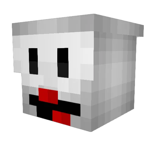 Xx1415 Minecraft avatar head, 3D render