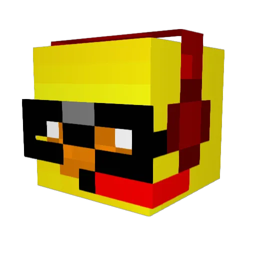 Xx360CoBRAzzxX Minecraft avatar head, 3D render