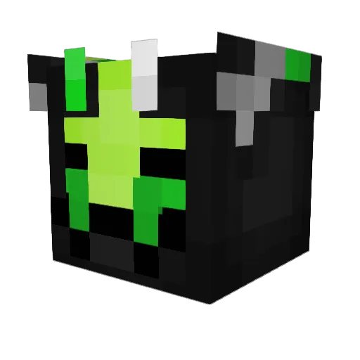 Xx6BioHaZaRd9xX Minecraft avatar head, 3D render