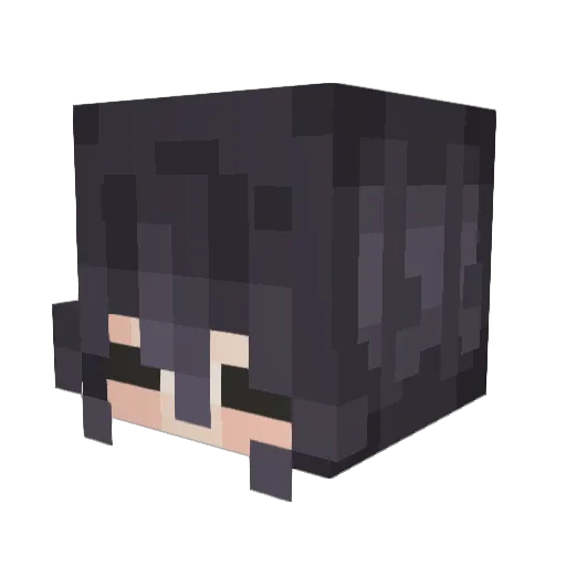 XxAVOxX Minecraft avatar head, 3D render