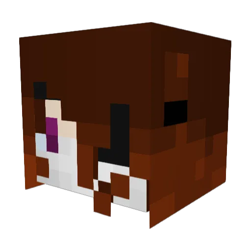 XxAkariMoonxX Minecraft avatar head, 3D render