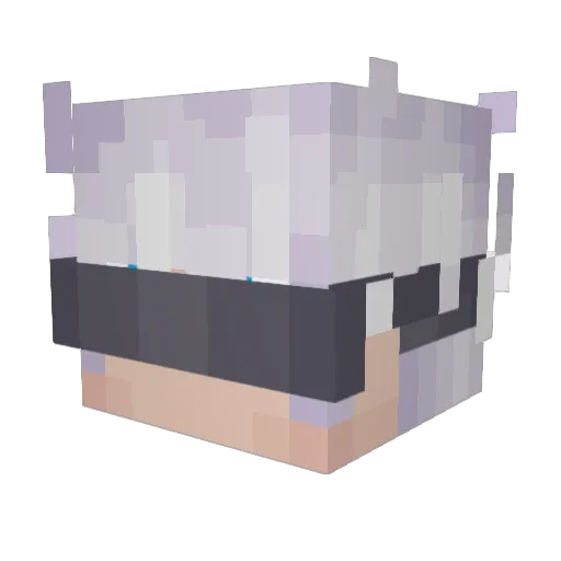 XxAlixxX Minecraft avatar head, 3D render
