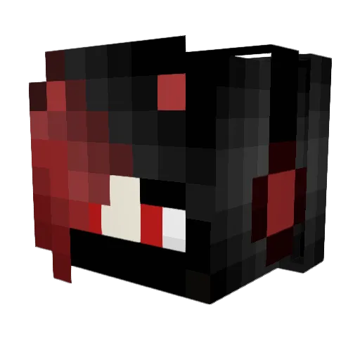 XxAmber100xX Minecraft avatar head, 3D render