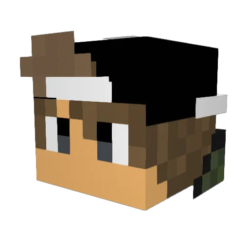 XxArmyBoyxX Minecraft avatar head, 3D render