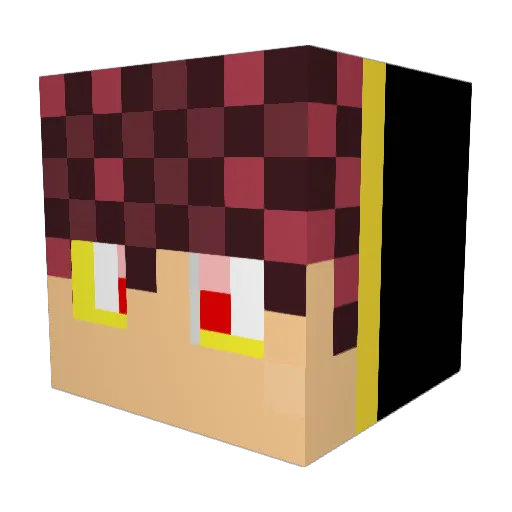 XxAstarothxX Minecraft avatar head, 3D render