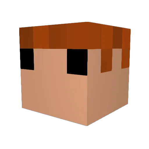 XxAstiBbcxX Minecraft avatar head, 3D render
