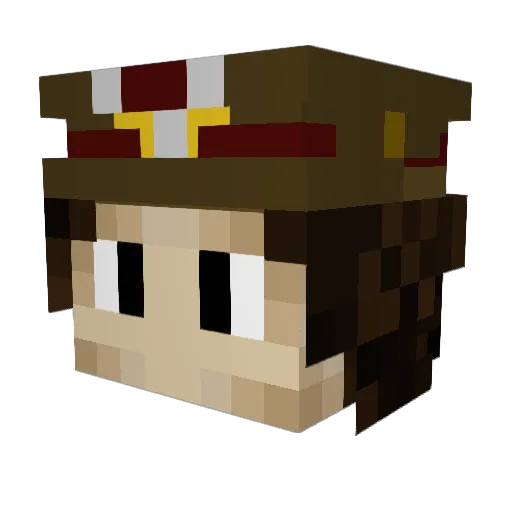 XxAstralKnightxX Minecraft avatar head, 3D render