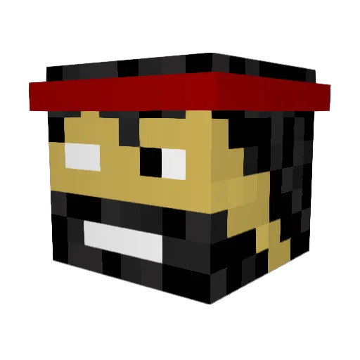 XxAwezxX Minecraft avatar head, 3D render