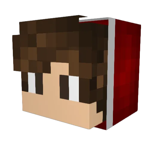 XxAymanexX Minecraft avatar head, 3D render