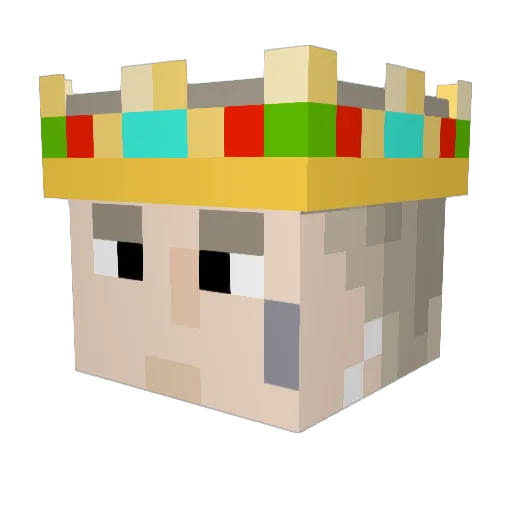 XxBrown_BricksxX Minecraft avatar head, 3D render