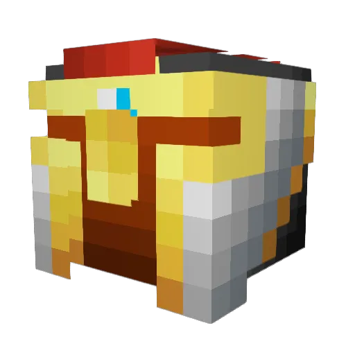 XxByRaditax Minecraft avatar head, 3D render