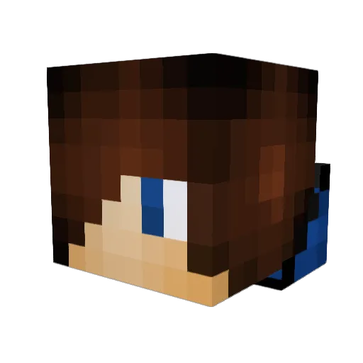 XxCIVICxX168 Minecraft avatar head, 3D render