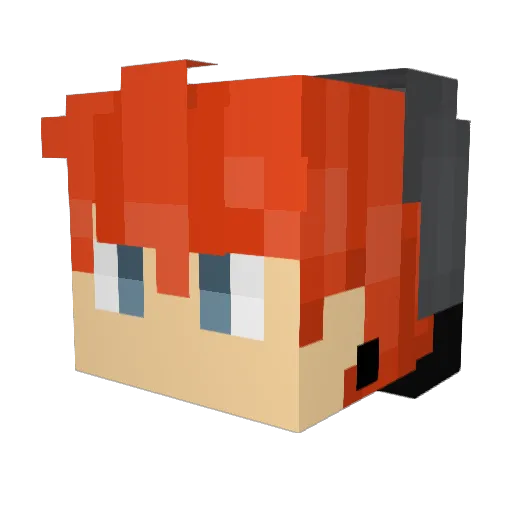 XxCMG_GASxX Minecraft avatar head, 3D render