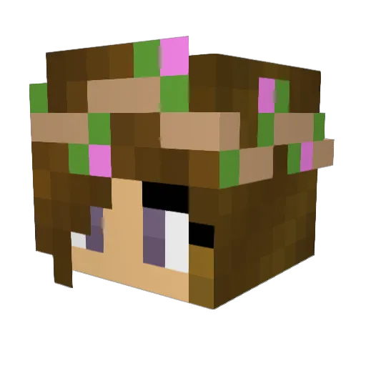 XxChazX Minecraft avatar head, 3D render