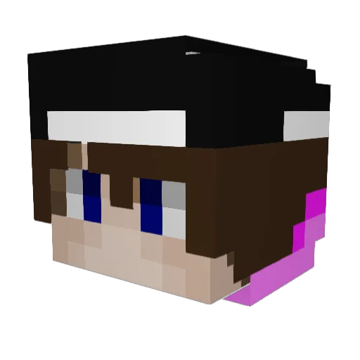 XxChilled_Gamer Minecraft avatar head, 3D render