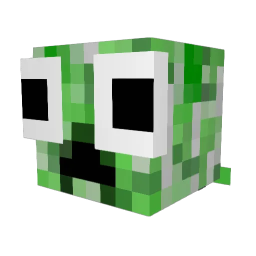 XxChippXx Minecraft avatar head, 3D render