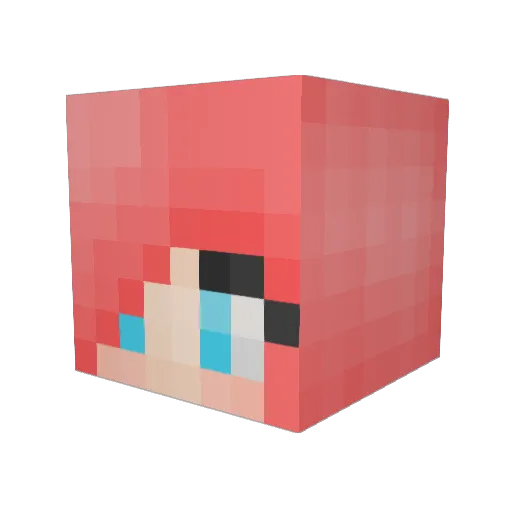 XxCoCoTheSPGxX Minecraft avatar head, 3D render