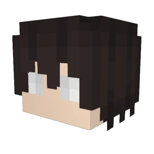 XxDKingxX Minecraft avatar head, 3D render