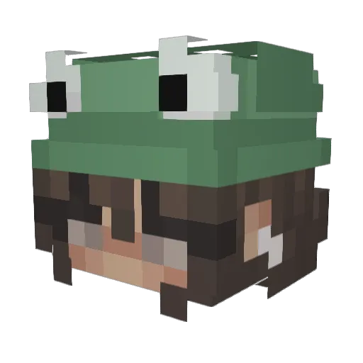 XxDairyanaxX Minecraft avatar head, 3D render
