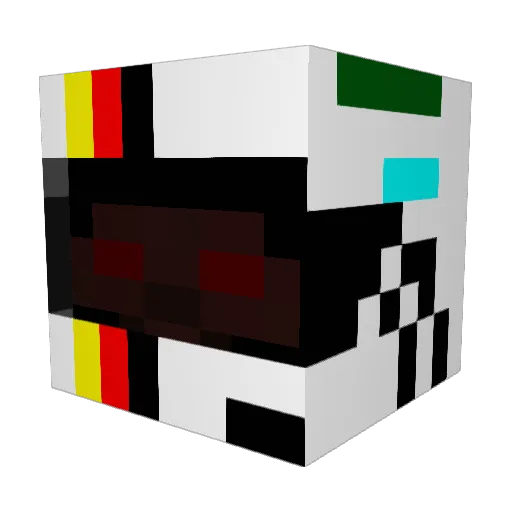 XxDarkDoomxX Minecraft avatar head, 3D render