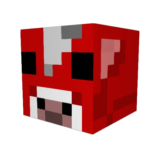 XxDark_BloodxX Minecraft avatar head, 3D render