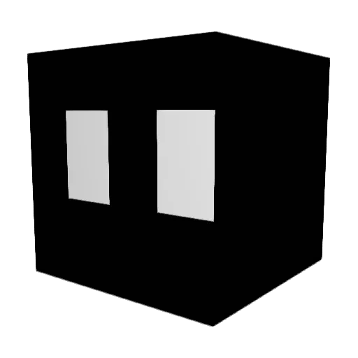 XxDarkness545Xx Minecraft avatar head, 3D render