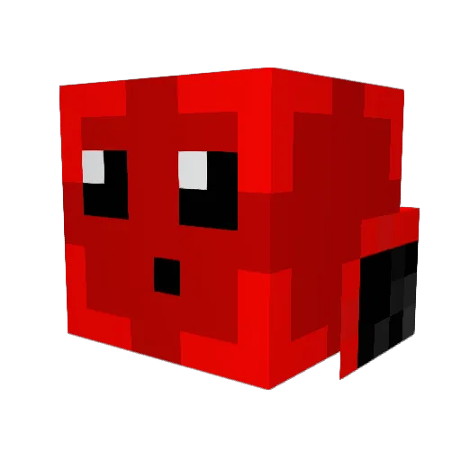 XxDarkwolfxX797 Minecraft avatar head, 3D render