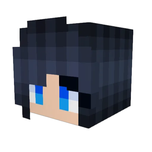 XxDawnTheDazeler Minecraft avatar head, 3D render