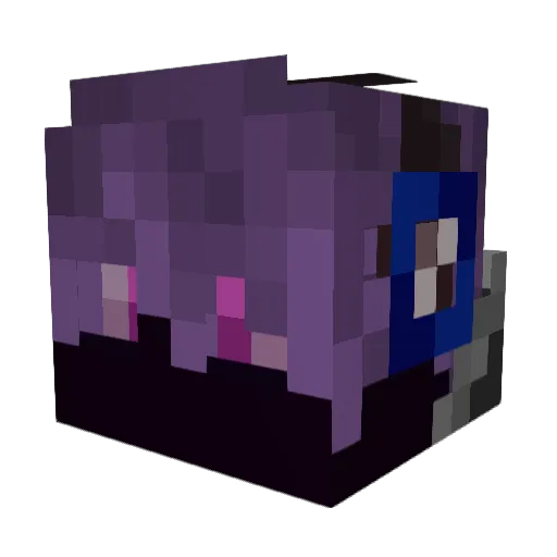 XxDesertxWolfxX Minecraft avatar head, 3D render