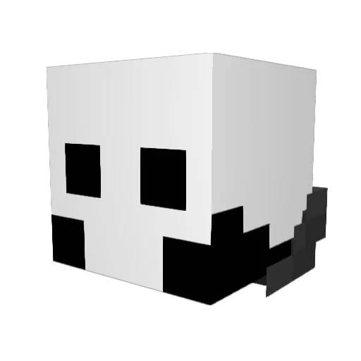 XxDethBoixX Minecraft avatar head, 3D render