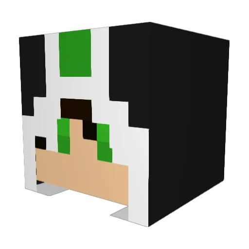 XxDethxThexKidxX Minecraft avatar head, 3D render