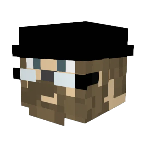 XxDevrimxX Minecraft avatar head, 3D render