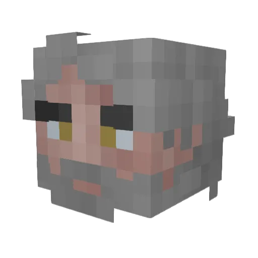 XxElDiablo01xX Minecraft avatar head, 3D render