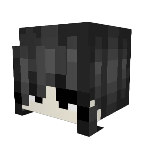 XxEmoGurl Minecraft avatar head, 3D render