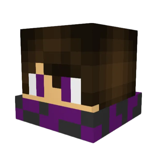 XxEnder280xX Minecraft avatar head, 3D render