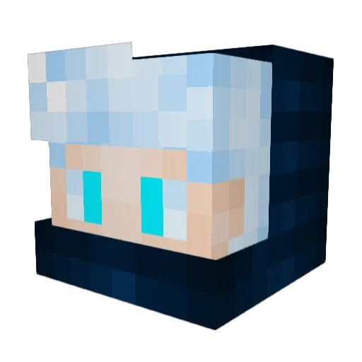 XxEnzelPvpXx Minecraft avatar head, 3D render