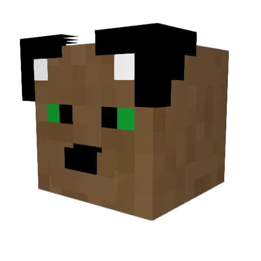 XxEolaxX Minecraft avatar head, 3D render