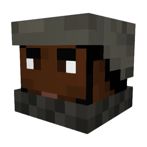 XxExTaZzy Minecraft avatar head, 3D render