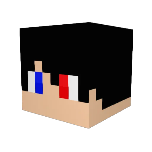 XxExcorpioxX Minecraft avatar head, 3D render
