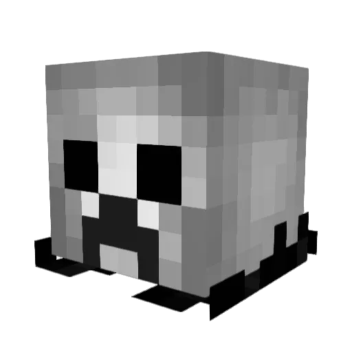 XxExplodedxX Minecraft avatar head, 3D render