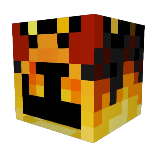 XxFDGoDxX Minecraft avatar head, 3D render